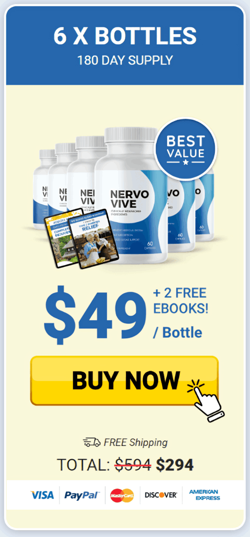 Nervovive 6 $49/bottle